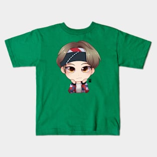 V BTS Chibi Kids T-Shirt